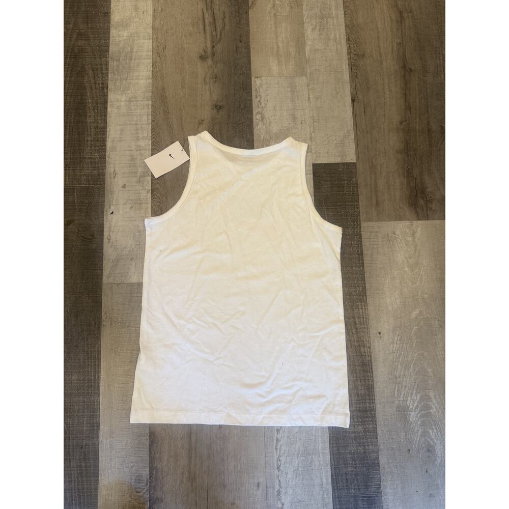 Nike Shirt Youth XL White Red Blue Swoosh Athletic Tank Top Kids FV5925-100 New - Picture 5 of 6